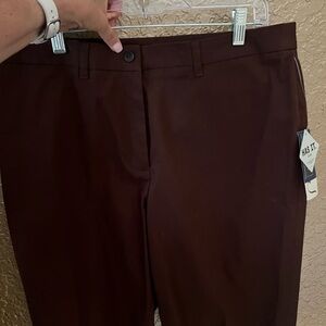 NWT Jones New York beautiful walking shorts. Size 14 brown.